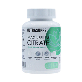 Магний Ultrasupps Magnesium citrate 100 мг 90 капсул #1