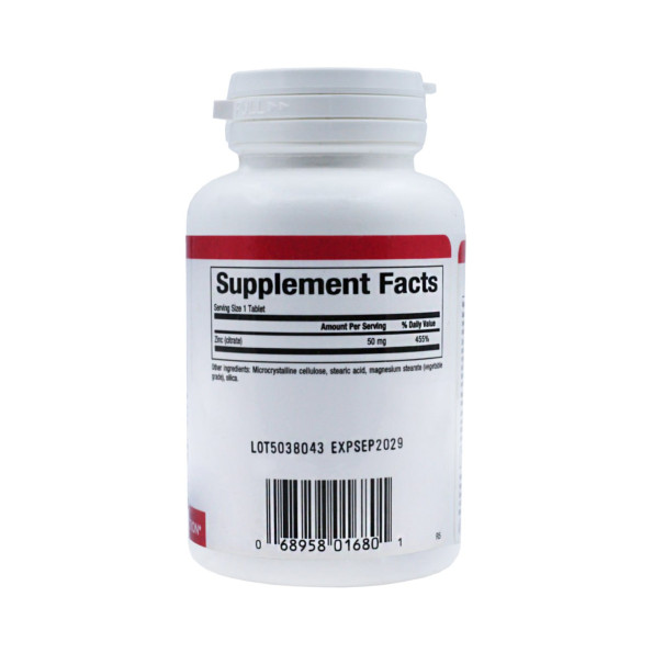 Цинк цитрат Natural Factors 50 мг 90 таблеток #2