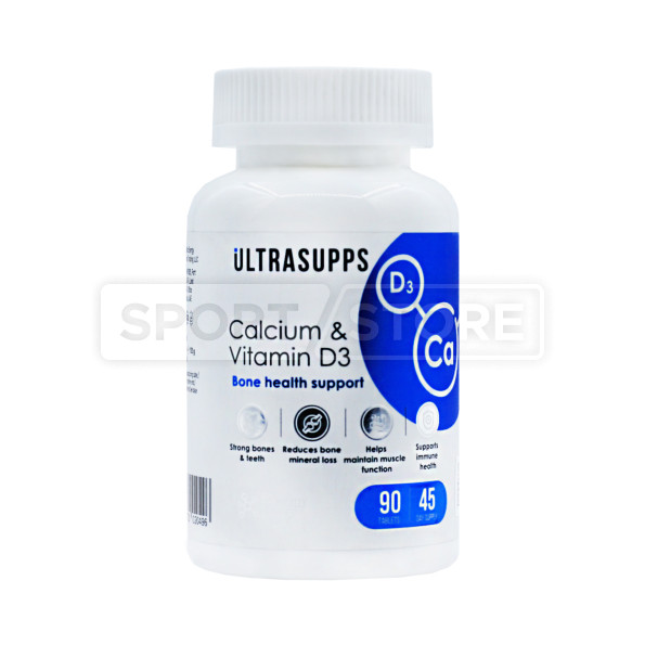 Кальций D3 Calcium & Vitamin D3 Ultrasupps 90 таблеток