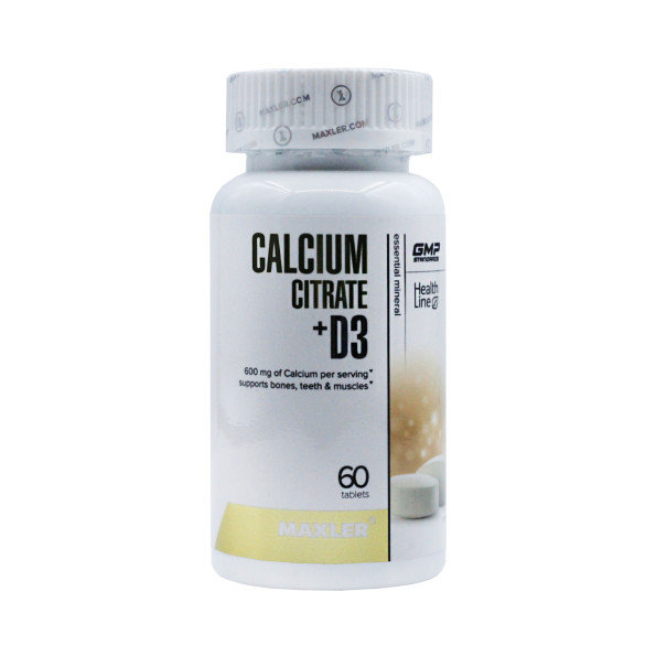 Кальций Д3 Maxler Calcium Citrate D3 600 мг 60 таблеток #1