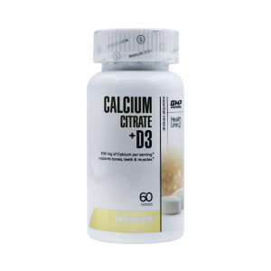 Кальций Д3 Maxler Calcium Citrate D3 600 мг 60 таблеток