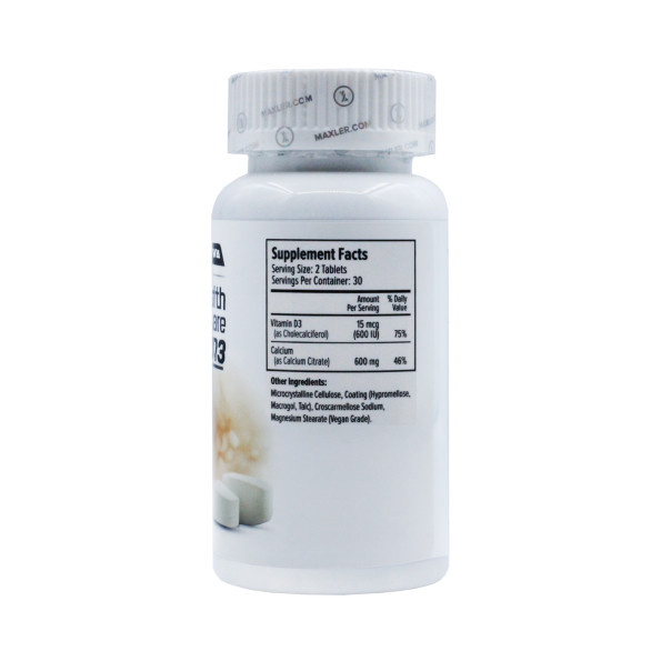 Кальций Д3 Maxler Calcium Citrate D3 600 мг 60 таблеток #2