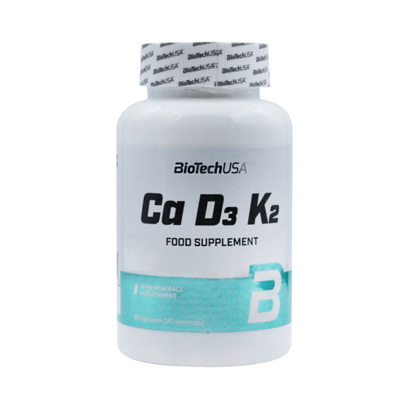 Кальций D3 и K2 BioTech USA 500 мг 90 капсул #1