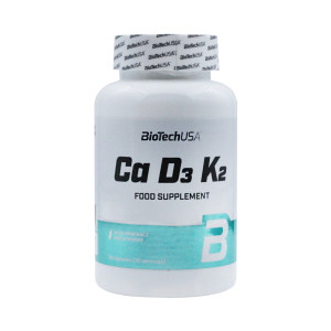 Кальций D3 и K2 BioTech USA 500 мг 90 капсул