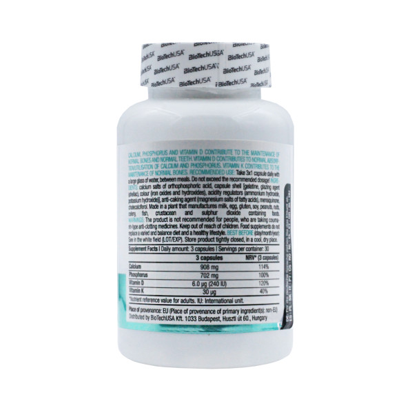 Кальций D3 и K2 BioTech USA 500 мг 90 капсул #2