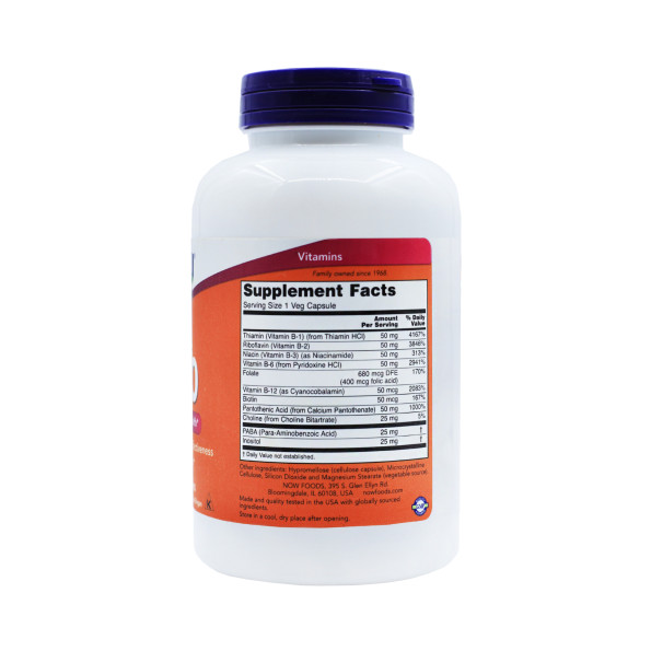 Витаминный комплекс Now Foods B-50 250 капсул #2
