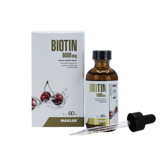 Биотин Maxler Biotin 6 мг 30 порций 60 мл #1