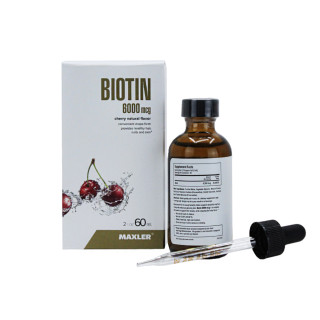 Биотин Maxler Biotin 6 мг 30 порций 60 мл #1