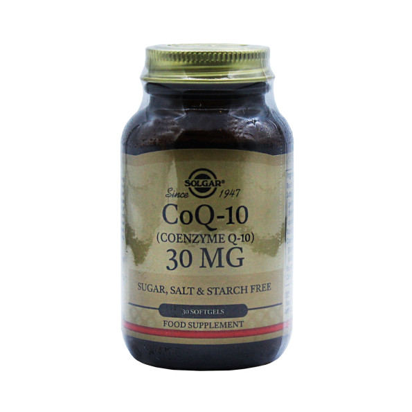 Коэнзим Solgar CoQ-10 30 мг 30 софтгелей #1
