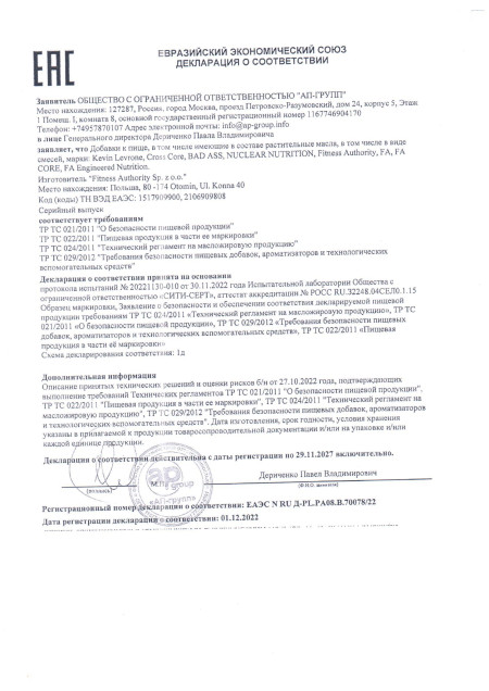 Декларация Kevin Levrone