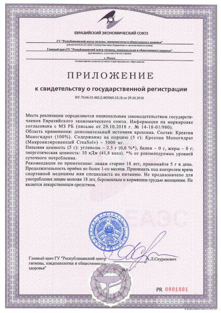 Экспертиза Golden Creatine