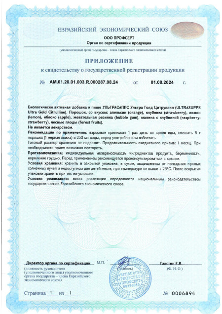 Экспертиза Citrulline