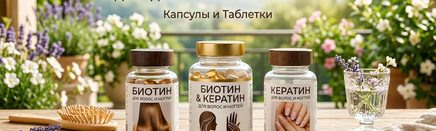 Биотин и кератин для волос и ногтей: польза, вред и как принимать