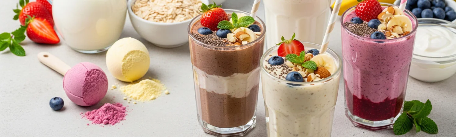 Рецепты протеиновых коктейлей