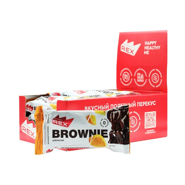 Пирожное протеиновое Protein Rex Brownie #1