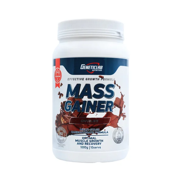 Гейнер высокоуглеводный Geneticlab Mega mass Gainer 10 порций 1000 г #1