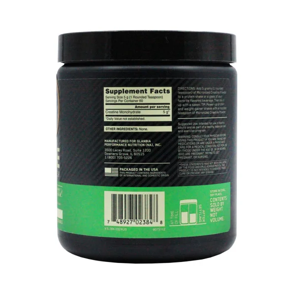 Креатин моногидрат Optimum Nutrition 60 порций 300 г #2