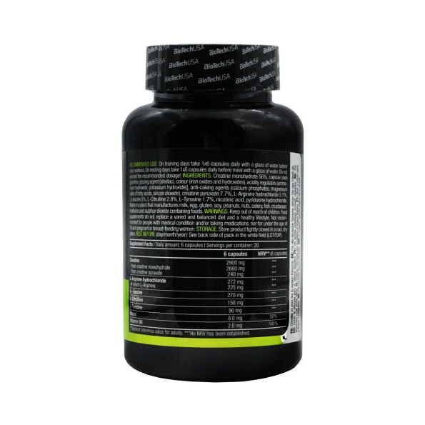 Креатиновый комплекс BioTech USA CreaTor 750 мг 120 капсул #2