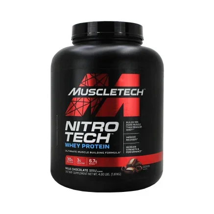 Протеин сывороточный MuscleTech Nitro tech Whey protein 41 порций 1810 г