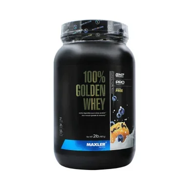 Протеин сывороточный Maxler 100% Golden whey 27 порций 908 г #1