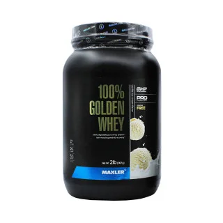 Протеин сывороточный Maxler 100% Golden whey 27 порций 908 г #1
