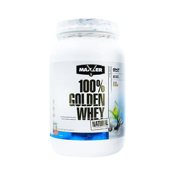 Протеин сывороточный Maxler 100% Golden whey Natural 25 порций 908 г #1