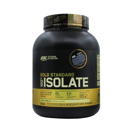 Протеин изолят Optimum Nutrition 100% Isolate Gold standard 44 порций 1360 г