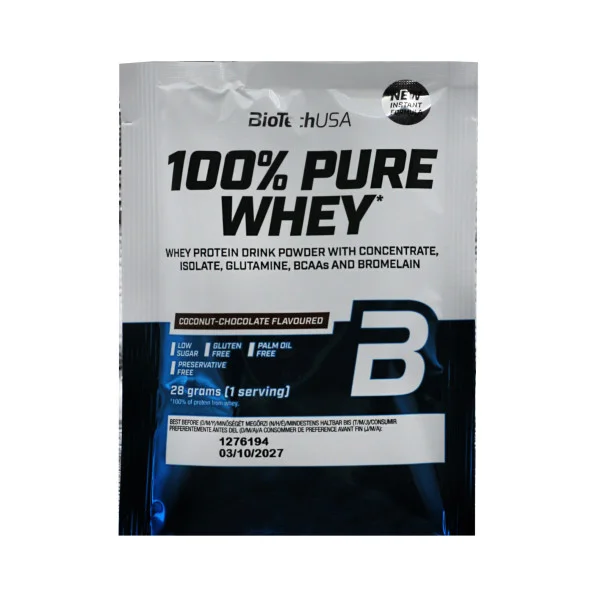 Пробник сывороточного протеина BioTech USA 100% Pure Whey 28 г #1