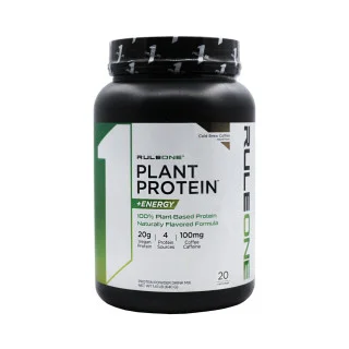 Растительный протеин с кофеином Rule One Plant + Energy 20 порций 630 г #1