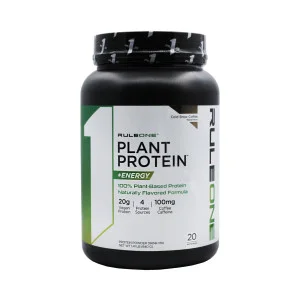 Растительный протеин с кофеином Rule One Plant + Energy 20 порций 630 г