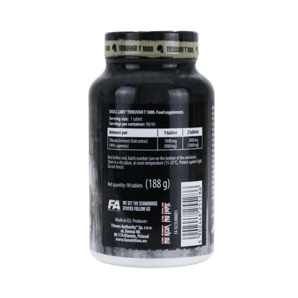 Бустер тестостерона Skull Labs Tribuvar 1000 мг 90 таблеток #2