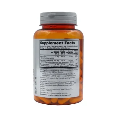 Бустер тестостерона Now Foods ZMA 800 мг 90 капсул #2