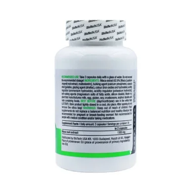 Бустер тестостерона BioTech USA Maca 1500 мг 60 капсул #2