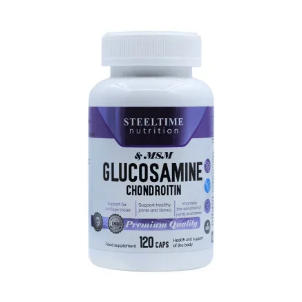 Глюкозамин хондроитин МСМ Steeltime Nutrition 120 капсул