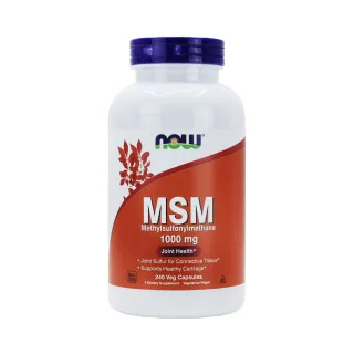 MSM Метилсульфонилметан Now Foods 1000 мг 240 капсул #1