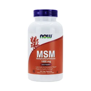 MSM Метилсульфонилметан Now Foods 1000 мг 240 капсул