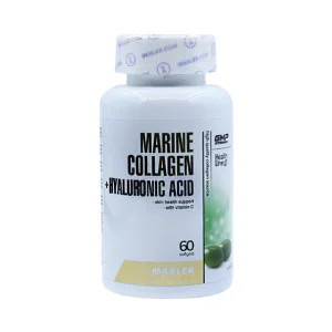 Коллаген морской + гиалуроновая кислота Maxler 60 капсул