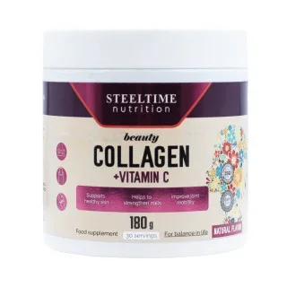 Коллаген с гиарулоновой кислотой Steeltime Nutrition 30 порций 180 г #1