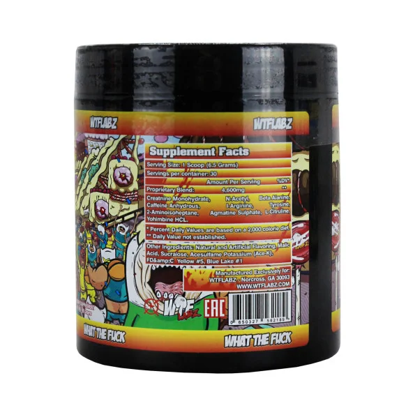 Предтренировочный комплекс WTF Labz Fucking Jack hardcore 30 порций 195 г #4