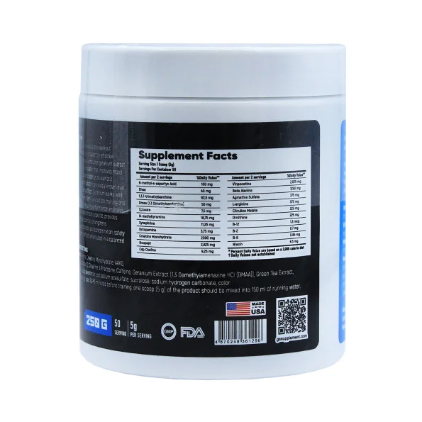 Предтренировочный комплекс Gss Lab Flash fury 50 порций 250 г #2