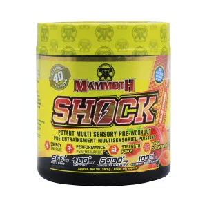 Предтренировочный комплекс Mammoth Shock 40 порций 260 г