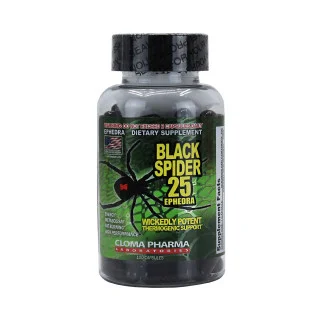 Жиросжигатель Cloma Pharma Black Spider 100 капсул #1