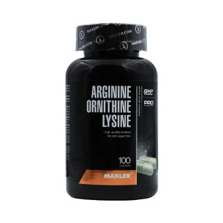 Аргинин-Ортинин-Лизин Maxler 33 порции 100 капсул #1