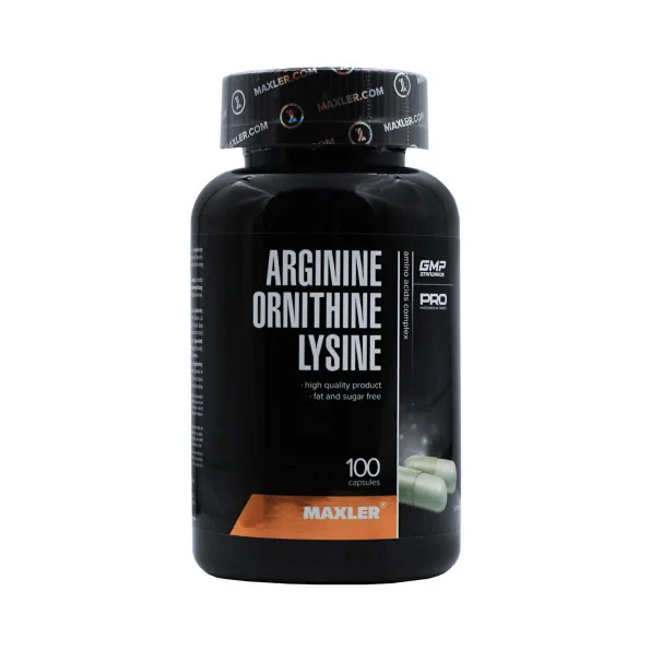 Аргинин-Ортинин-Лизин Maxler 33 порции 100 капсул #1