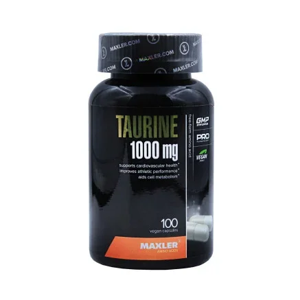 Таурин Maxler 100 капсул 1000 мг