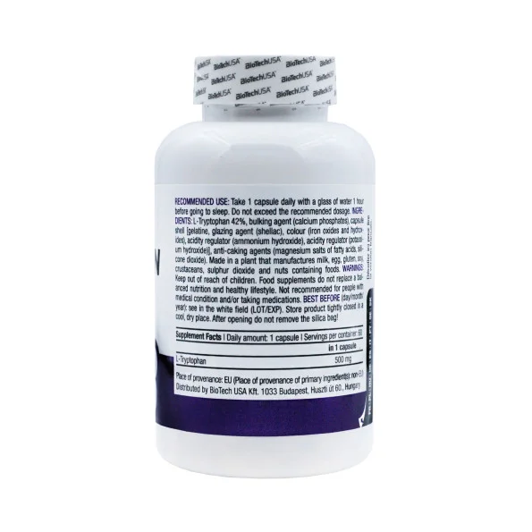 Триптофан BioTech USA 500 мг 60 капсул #2