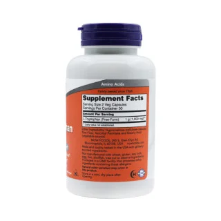 Триптофан Now Foods 500 мг 60 капсул #1