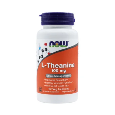 NOW Foods L-теанин 100 мг 90 капсул купить в Алматы цена | Sport Store #1