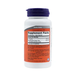 NOW Foods L-теанин 100 мг 90 капсул купить в Алматы цена | Sport Store #1