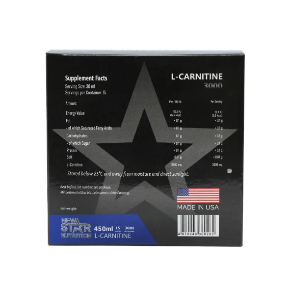 Концентрат карнитина New Star Ultimate Shots 15 шт. 30 мл #2